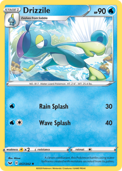 Pokemon Sword & Shield Drizzile - 57