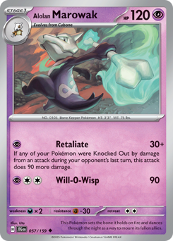 Pokemon Journey Together Alolan Marowak - 57
