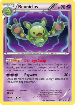 Pokemon Black & White Reuniclus - 57