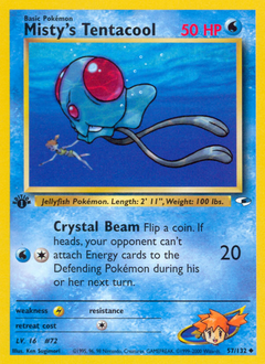 Pokemon Gym Heroes Misty's Tentacool - 57