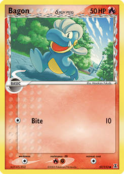 Pokemon Delta Species Bagon δ - 57