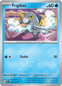 Pokemon Paldea Evolved Frigibax - 57