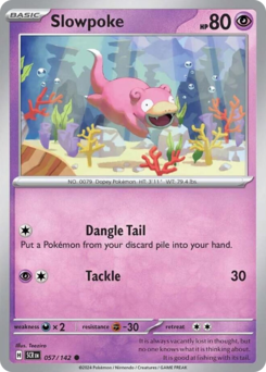 Pokemon Stellar Crown Slowpoke - 57
