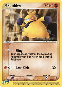 Pokemon Ruby & Sapphire Makuhita - 57