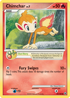 Pokemon Majestic Dawn Chimchar - 57
