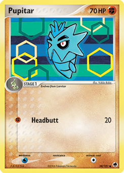 Pokemon Dragon Frontiers Pupitar - 58