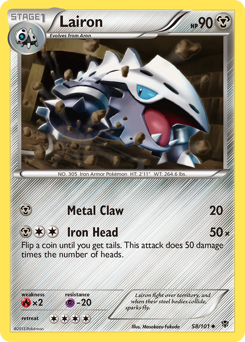 Pokemon Plasma Blast Lairon - 58