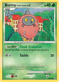 Pokemon Arceus Burmy Trash Cloak - 58