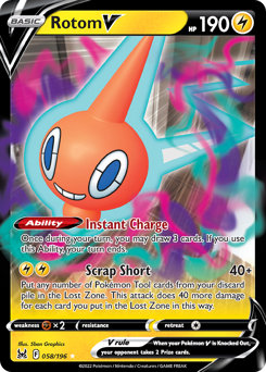 Pokemon Lost Origin Rotom V - 58