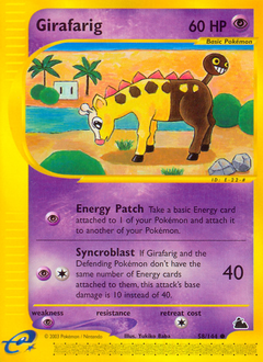 Pokemon Skyridge Girafarig - 58