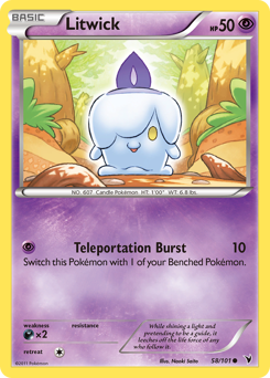 Pokemon Noble Victories Litwick - 58