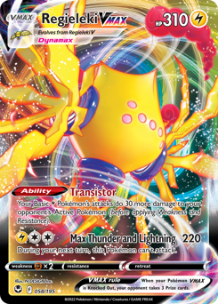 Pokemon Silver Tempest Regieleki VMAX - 58