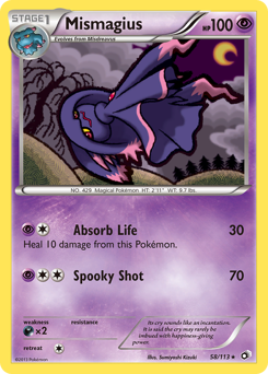 Pokemon Legendary Treasures Mismagius - 58