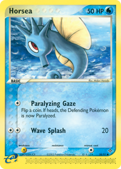 Pokemon Dragon Horsea - 58