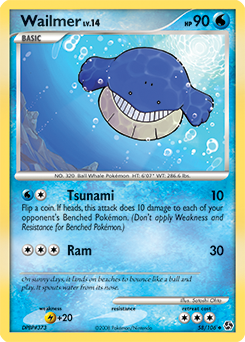 Pokemon Great Encounters Wailmer - 58