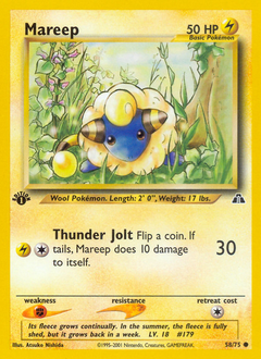 Pokemon Neo Discovery Mareep - 58