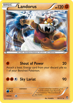 Pokemon Furious Fists Landorus - 58