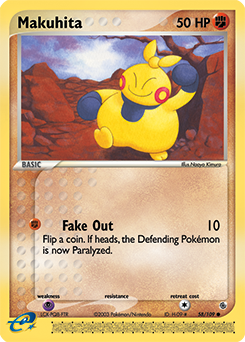 Pokemon Ruby & Sapphire Makuhita - 58