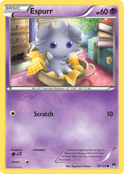 Pokemon BREAKpoint Espurr - 58
