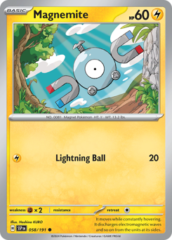 Pokemon Surging Sparks Magnemite - 58