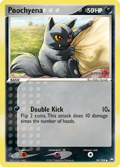 Pokemon Power Keepers Poochyena - 58