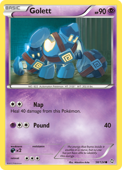 Pokemon Dragons Exalted Golett - 58