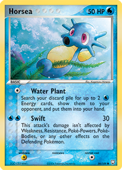 Pokemon Team Rocket Returns Horsea - 58