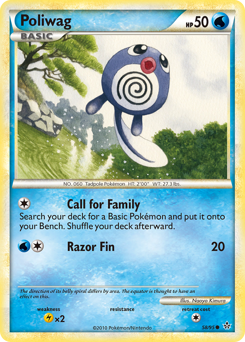 Pokemon HS—Unleashed Poliwag - 58
