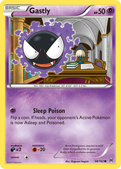 Pokemon BREAKthrough Gastly - 58