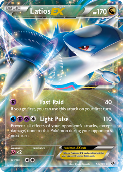 Pokemon Roaring Skies Latios-EX - 58