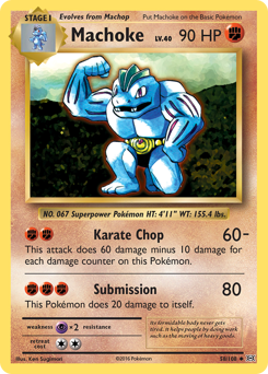 Pokemon Evolutions Machoke - 58