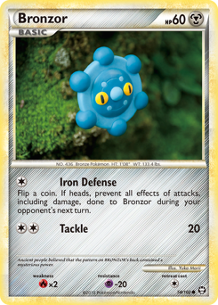 Pokemon HS—Triumphant Bronzor - 58