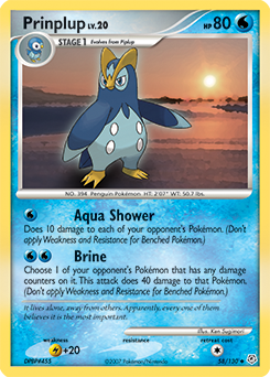 Pokemon Diamond & Pearl Prinplup - 58