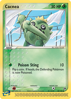 Pokemon Sandstorm Cacnea - 58