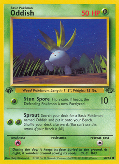Pokemon Jungle Oddish - 58