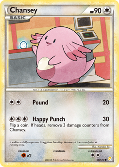 Pokemon HeartGold & SoulSilver Chansey - 58