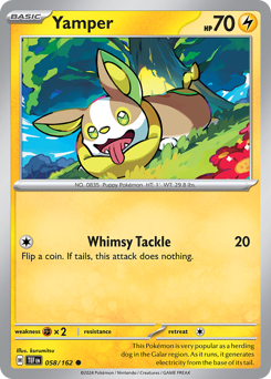 Pokemon Temporal Forces Yamper - 58