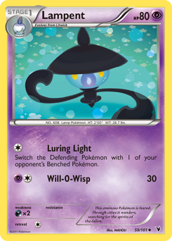 Pokemon Noble Victories Lampent - 59