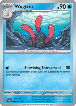 Pokemon Obsidian Flames Wugtrio - 59
