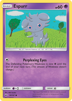 Pokemon Burning Shadows Espurr - 59