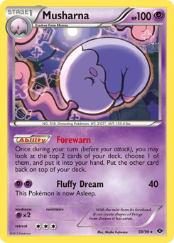 Pokemon Next Destinies Musharna - 59