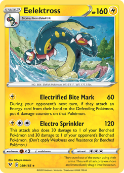 Pokemon Vivid Voltage Eelektross - 59