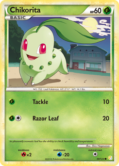 Pokemon HeartGold & SoulSilver Chikorita - 59