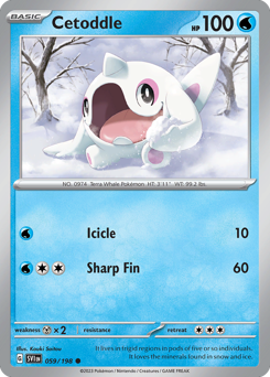 Pokemon Scarlet & Violet Cetoddle - 59