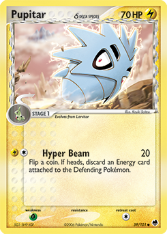 Pokemon Dragon Frontiers Pupitar δ - 59