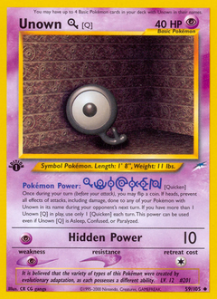 Pokemon Neo Destiny Unown [Q] - 59