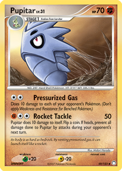 Pokemon Mysterious Treasures Pupitar - 59