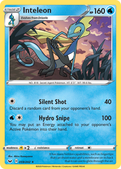 Pokemon Sword & Shield Inteleon - 59