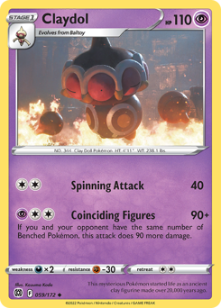 Pokemon Brilliant Stars Claydol - 59
