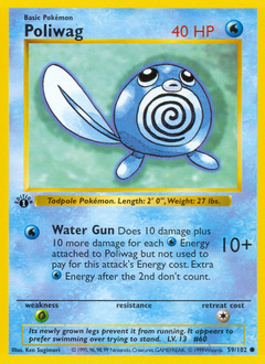 Pokemon Base Poliwag - 59